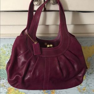 Fuchsia Coach Handbag